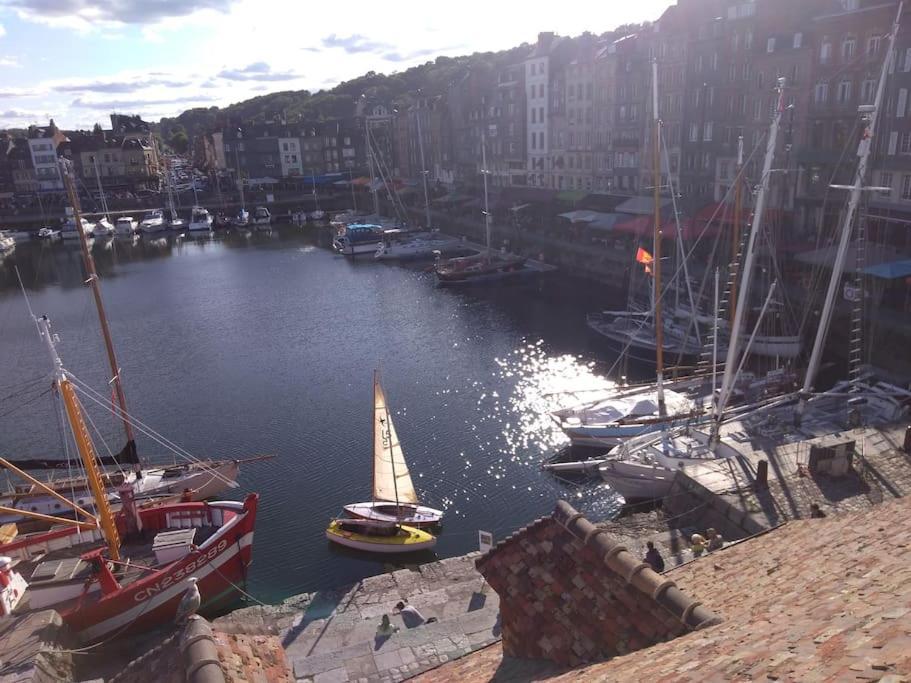 Cote Lavoir A Honfleur, Parking Prive, Ascenseur Esterno foto